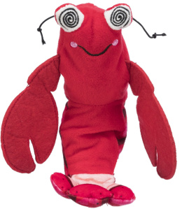 Trixie zabawka interaktywna Wiggly Lobster z kocimiętką