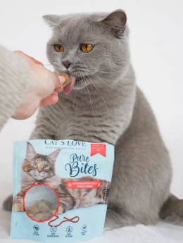 CAT’S LOVE Pure Bites wołowina - liofilizowane przysmaki dla kota 40g