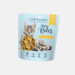 CAT’S LOVE Pure Bites pierś kurczaka - liofilizowane przysmaki dla kota 40g