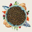 Eden Biała ryba i kawior ze śledzia - karma sucha dla kota 1,5kg