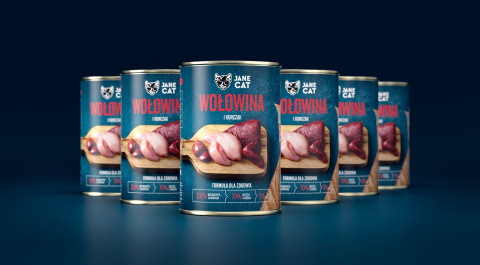 Jane Cat wołowina i kurczak - mokra karma dla kota 400g