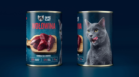 Jane Cat wołowina - mokra karma dla kota 400g