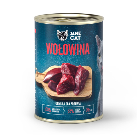 Jane Cat wołowina - mokra karma dla kota 400g