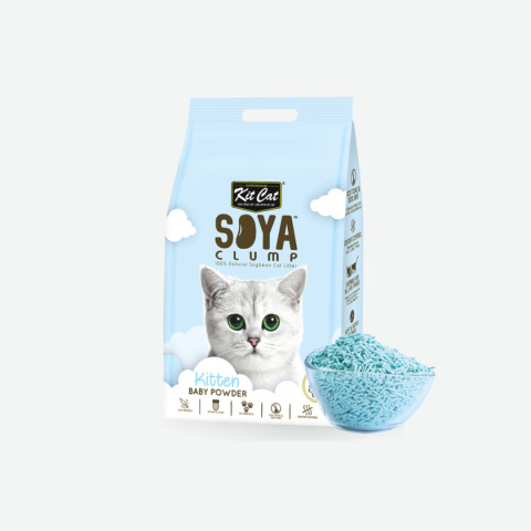 Kit Cat Soya Clump Baby Powder Kitten - żwirek sojowy 2,5kg