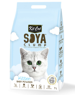 Kit Cat Soya Clump Baby Powder Kitten - żwirek sojowy 7l
