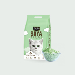 Kit Cat Soya Clump Green Tea - zielona herbata żwirek sojowy 7l