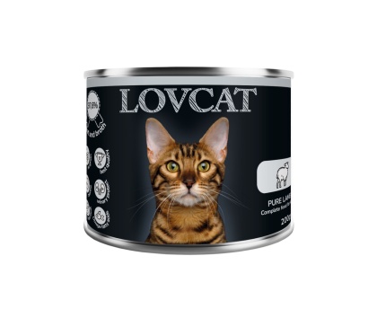 LOVCAT Pure Lamb - jagnięcina puszka dla kota 200g