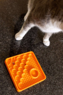 LickiMat CATSTER - mata dla kota pomarańczowa