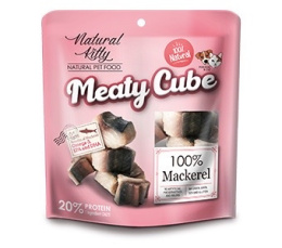 Natural Kitty Meaty Cube kostki z makreli - przysmak dla kota 60g