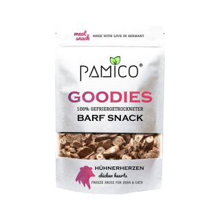 Pamico Goodies Serca kurczaka liofilizowane przysmak 50g