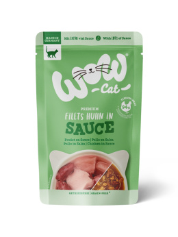WOW Cat Multipack dla kotów dorosłych sosy saszetki 6x85g