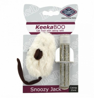 Zabawka dla kota D&D Snoozy Jack z kocimiętką