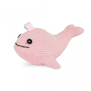 Barry King Pluszowy wieloryb z kocimiętką różowy - zabawka dla kota