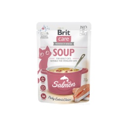 Brit Care Cat Soup with Salmon - zupa dla kota z łososiem 75g