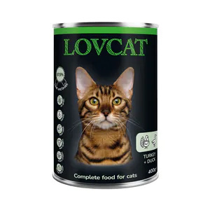 Coyote LOVCAT Best Turkey & Duck puszka dla kotów 400g