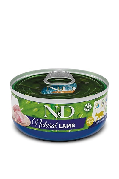 Farmina Cat N&D Natural Lamb - jagnięcina karma dla kota 70g