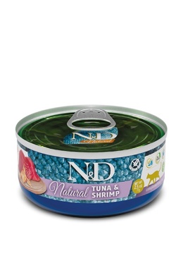 Farmina Cat N&D Natural Tuna Shrimp - tuńczyk krewetki karma dla kota 70g