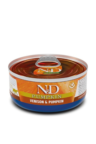 Farmina Cat N&D Venison Pumpkin - jeleń i dynia karma dla kota 70g