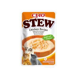 Inaba Ciao Stew Chicken kurczak - potrawka w sosie dla kota 40g