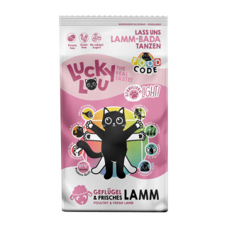 Lucky Lou Food Code Lifestage Light drób jagnięcina - karma sucha dla kota 750g