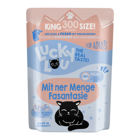 Lucky Lou Lifestage Adult Drób i bażant saszetka 300g