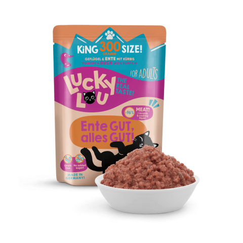 Lucky Lou Lifestage Adult Drób i kaczka saszetka 300g