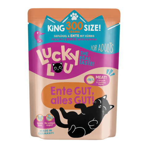 Lucky Lou Lifestage Adult Drób i kaczka saszetka 300g