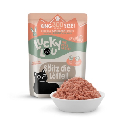 Lucky Lou Lifestage Adult Drób i królik saszetka 300g