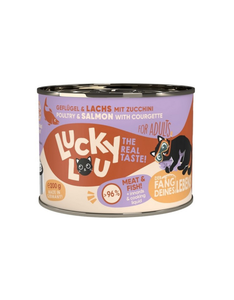 Lucky Lou Lifestage Adult Drób i łosoś 200g