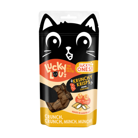 Lucky Ones Krunchy Krisps Kurczak - przysmak dla kota 60g