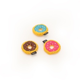 ZippyClaws Pluszowe donuty z kocimiętką - zabawka dla kota