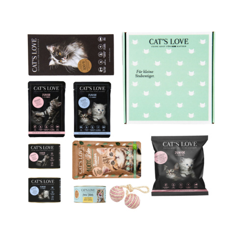 CAT'S LOVE BOX zestaw prezentowy dla kociąt