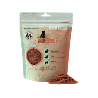 Catz Finefood Meatz Wild Mix - królik kaczka jeleń przysmak dla kota 45g