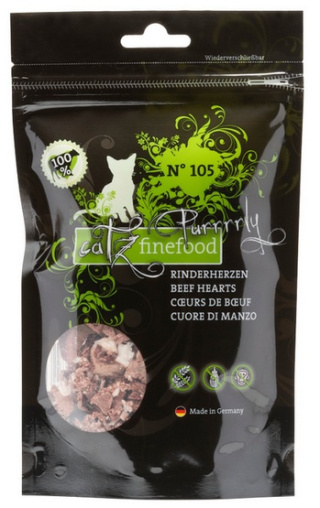 Catz Finefood Purrrrly N.105 liofilizowane serca wołowe 35g