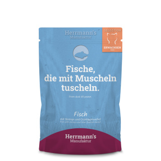 HERRMANN'S Selection Cat Fisch Garnelen ryby z krewetkami - karma dla kota 100g