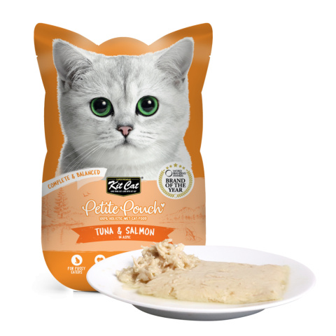 Kit Cat Petite Pouch Tuna Salmon - karma dla kota z tuńczykiem i łososiem 70g