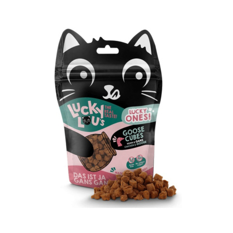 Lucky Lou Lucky Ones Cubes Kurczak i Gęś - przysmak dla kota 80g