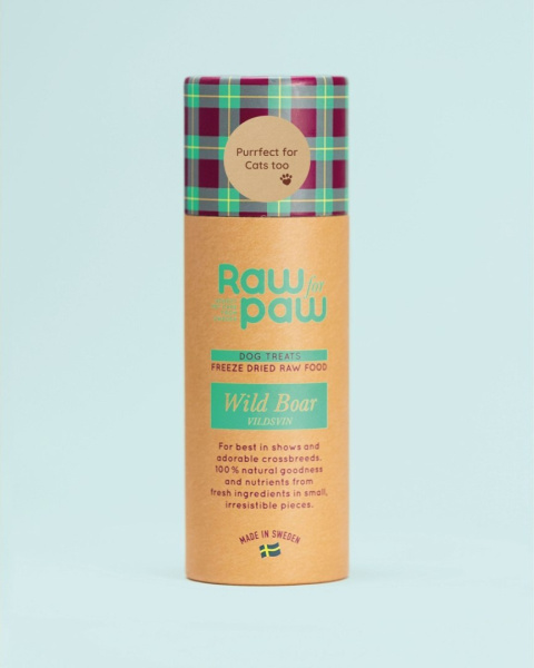 RAW for PAW WILD Boar dzik - liofilizowane przysmaki 45g