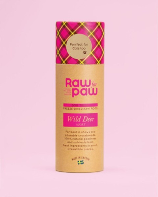 RAW for PAW WILD Deer dziki jeleń - liofilizowane przysmaki 45g