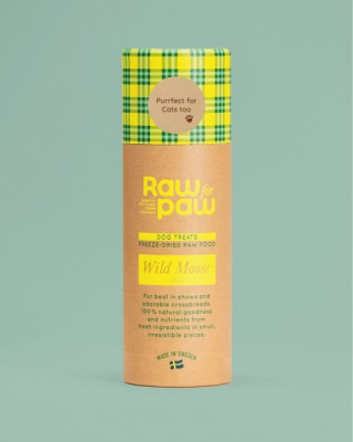 RAW for PAW WILD Moose łoś - liofilizowane przysmaki 45g