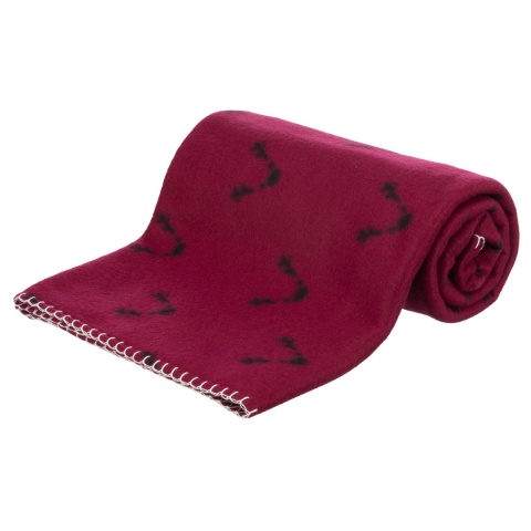 Trixie Xmas koc świąteczny dla kota czerwony