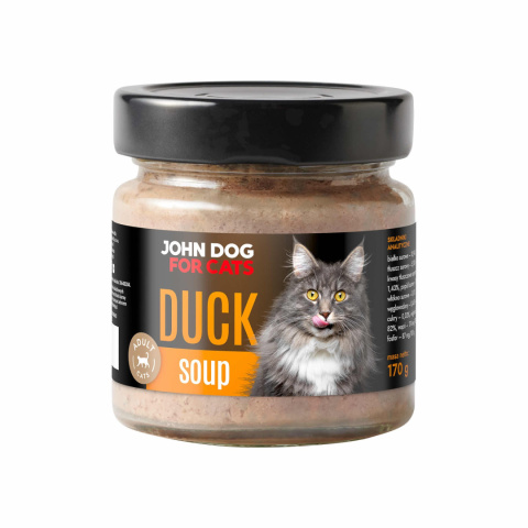 John Dog for Cats Soup - zupa z kaczki 170g