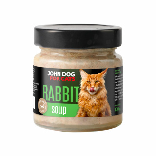 John Dog for Cats Soup - zupa z królika 170g