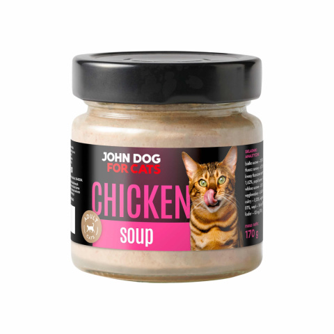 John Dog for Cats Soup - zupa z kurczaka 170g