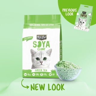 Kit Cat Soya Clump Green Tea - zielona herbata żwirek sojowy 2,5kg