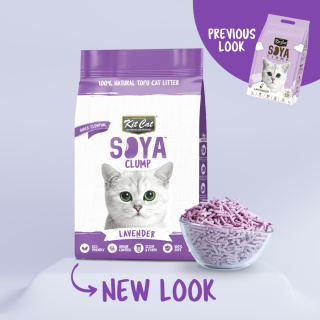 Kit Cat Soya Clump Lavender - eko żwirek sojowy 2,5kg