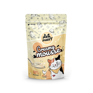 Mr. Bandit Creamy Mousse - kremowy przysmak dla kota kurczak 60g