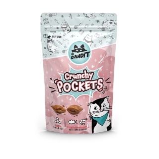 Mr. Bandit Crunchy Pockets z tuńczykiem i krewetkami - przysmak dla kota 40g