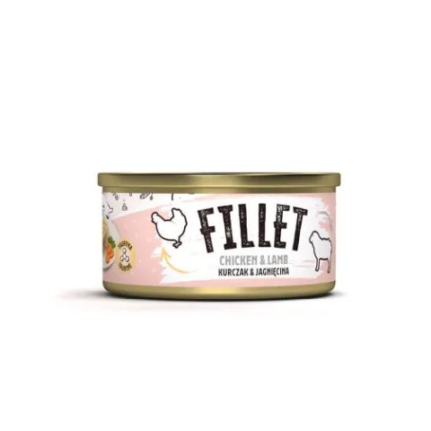 Mr. Bandit Fillet - karma uzupełniająca dla kota kurczak i jagnięcina 80g Mr. Bandit Fillet - karma uzupełniająca dla kota kurczak i jagnięcina 80g