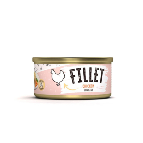 Mr. Bandit Fillet - karma uzupełniająca dla kota kurczak 80g Mr. Bandit Fillet - karma uzupełniająca dla kota kurczak 80g